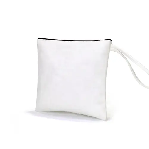 Mini Makeup Bag Pouch Canvas White New Style Fashion Waterproof Cosmetic Bag